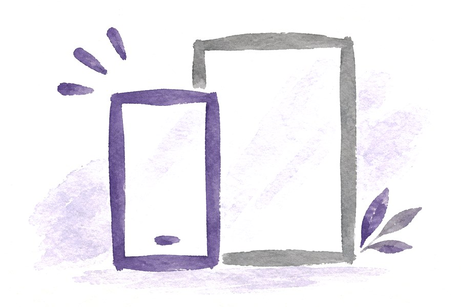 スマートフォンとタブレットのイメージ